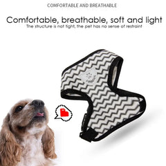 Cat Harness and Leash Set for Walking Small Dog Harness Reflective Strips Breathable Mesh Harness Vest For Puppy Kitten