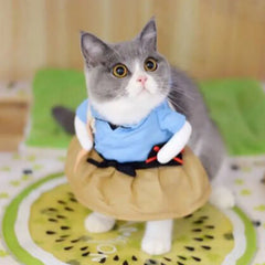 Pet Dog Cat Funny Clothes Dogs Cosplay Costume Halloween Christmas Comical Outfits Cat Party Costume Suit