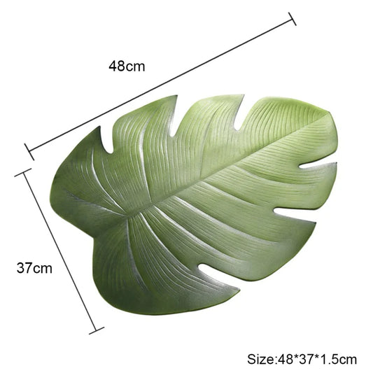 Tableware Pad Placemat Table Mat Palm leaf Heat Insulation Non-Slip Simple Placemats Disc Coaster Placemat for Dining Table