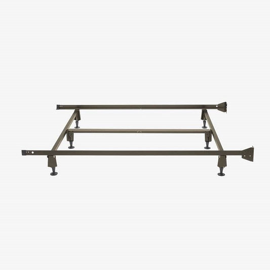 King size Steel Metal Bed Frame with Bolt-on Headboard Brackets