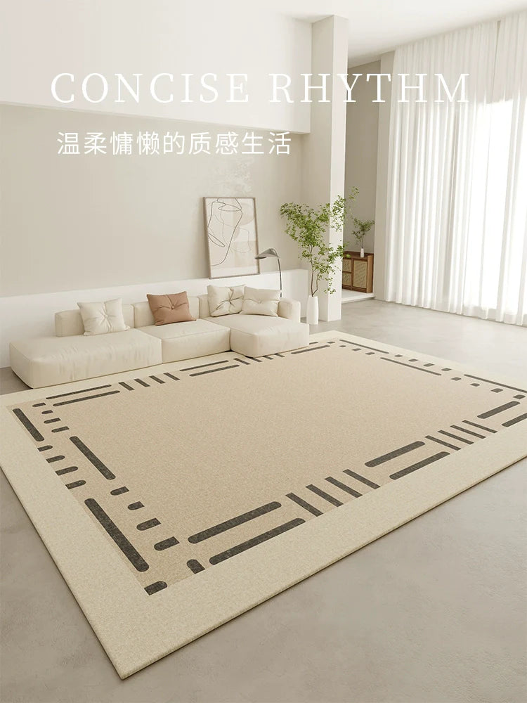 Classy Accessible Luxury Coffee Table Living Room Carpet 2024 New Arrival Bedroom Bedside Blanket Full-Covered Large Area Washable Erasable Floor Mat