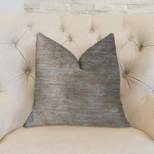 Bella Isabella Brown and Beige Luxury Throw Pillow