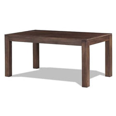 Modern Farmhouse 63-inch Solid Wood Dining Table in Rustic Brown