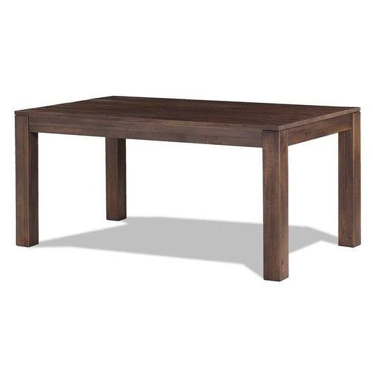 Modern Farmhouse 63-inch Solid Wood Dining Table in Rustic Brown