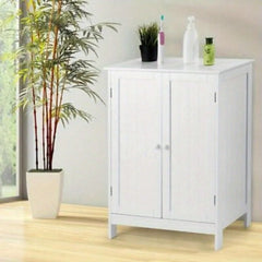 Floor Stand Storage Cabinet Cupboard with Door Pantry Home Kitchen 3 Shelves