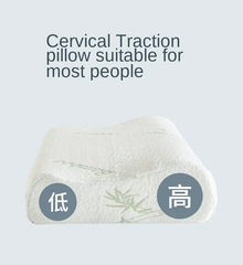 1 Pc Sleeping Bamboo Rebound Memory Orthopedic Pillows Cervical Pillow Cervical Health Cotton Pillows Memory Foam Pillow