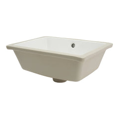 Bathroom Sink with Overflow Humanized Design Smooth Edges Build To Last Bathroom Sink for Bathrooms/Lavatories/Restrooms