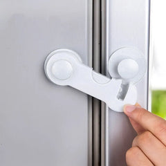 1pc Cabinet Locks Child Safety, Adhesive Baby Proofing Latches Multi-purpose 1pc Security Drawer Door Door Drawer Fridge Lock