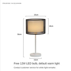 Nordic Floor Lamp Ins Creative Personality Simple Modern Bedroom Bedside Living Room Sofa LED Vertical Led Table Lamp