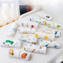 70x70cm Baby Blanket Ultra Soft Organic Cotton Newborn Swaddle Wrap Dual Layers Infant Feeding Burp Cloth Towel Scarf Baby Stuff