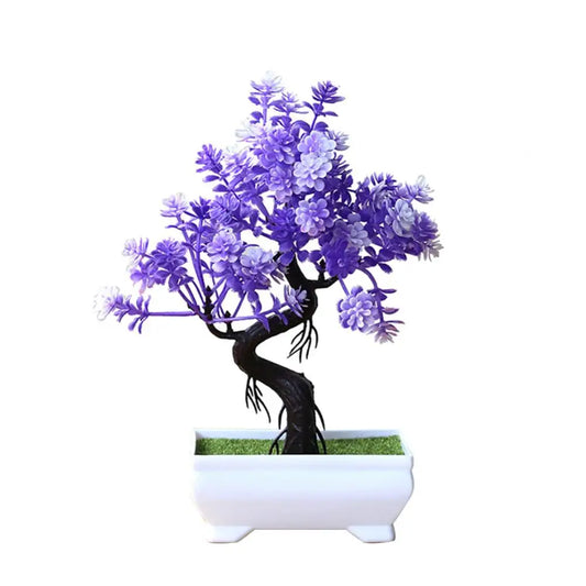 Home Decor Simulation Plant Potted Attractive Realistic Artificial Potted Tree Bonsai Table Centerpieces Искусственный Бонсай