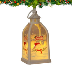 Christmas Lantern LED Candle Light Tabletop Christmas Decoration Battery Operated LED Candle Light For Holiday Centerpieces