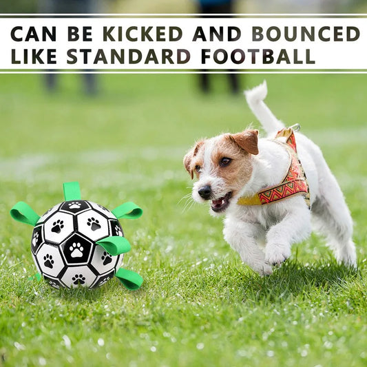 Dog Football Toy Pet Dog Outdoor Training Toys Dog Interactive Toy For Small Medium Breeds Soccer Ball Funny Dog Bite Chew Toys