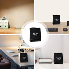 2025 Mini simple small desk calendar Desktop Calendar pocket portable calendar desktop decoration Home Office School Supplies