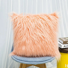 Fur Pillowcase Cushion Cover Decorative Long Hair Pillow Plush Case New Luxury Series Style Faux Throw Cushion Decor