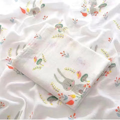 70x70cm Baby Blanket Ultra Soft Organic Cotton Newborn Swaddle Wrap Dual Layers Infant Feeding Burp Cloth Towel Scarf Baby Stuff