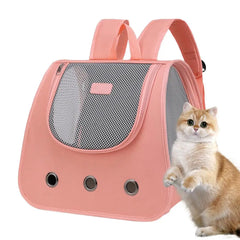 Dog Carrier Backpack Cat Backpacks For Carrying Fully Ventilated Mesh Adjustable Portable Backpack For Hiking Travel Walking