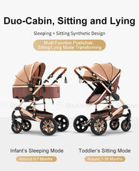 Baby Stroller Combo Car Seat Travel System Wagon Stroller Free Shipping Pram Portable  baby Carriage Bassinet Pram