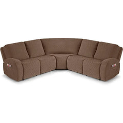 Extra Large Reclining Sectional Couch Covers, L Shape Sectional Sofa Corner Seater, Thick, Soft Sofa Slipcovers