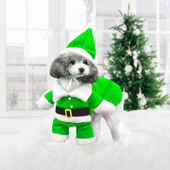 Dog Santa Costume Funny Pet Cosplay Clothes Santa Claus Funny Dog Cat Costumes For Christmas New Year Holiday Pet Clothes