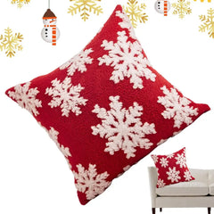 Christmas Cushion Covers Red And White Decorative Pillow Case Winter Throw Pillow Covers 45x45cm Throw Pillow Covers Holiday