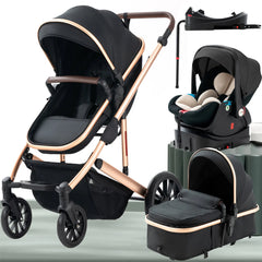 Baby Stroller Combo Car Seat Travel System Wagon Stroller Free Shipping Pram Portable  baby Carriage Bassinet Pram