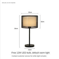 Nordic Floor Lamp Ins Creative Personality Simple Modern Bedroom Bedside Living Room Sofa LED Vertical Led Table Lamp