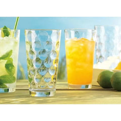 Glassware18 Piece Mixed Drinkware. Set of 6 Glass Tumblers 17 oz., Set of 6 Rock 13 oz. and Set of 6 Juice 7 oz Glass Cups