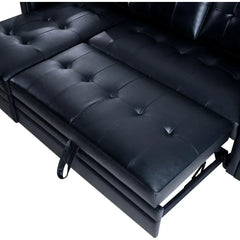 Lily Sectional Sleeper Sofa with USB Ports-L-Shaped Couch Convertible Pull-Out Bed, Ample Storage,living room sofas