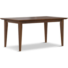 Extendable Dining Table, Solid Wood Walnut Veneer in Walnut, 76 Inches, with Butterfly Leaf for 4 To 8 People，Dining Tables