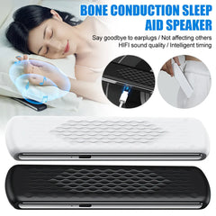 Under Pillow Bone Conduction Bluetooth Speaker Wireless Bluetooth Pocket Soundbar Music Box Built-In White Noise Improve Sleep