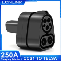 LONLINK CCS1 to Tesla Ev charger Adapter 250A 1000V Electric Vehicle DcCharging station ccs1 To Teslaconvertor dc combo 1