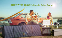 ALLPOWERS R1500 Portable Power Station with 100W/200W Solar Panel 1152Wh LiFePO4 AC Output Solar Generator for Garden Party