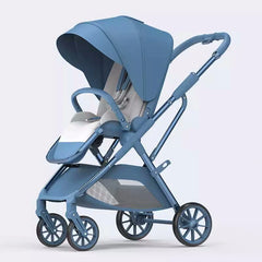 2024 New Arrival High View Portable Baby Stroller Ergonomics Seat Bassinet for Newborn One Hand to Recline Pram