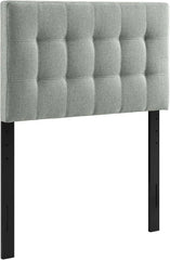 Lily Tufted Linen Fabric Upholstered Twin Headboard in Gray cabeceira de cama box casal  bed headboard  cabecero cama