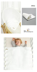 Baby Blankets Knitted Newborn Netural Breathable Month Swaddle Wrap Mat for Infant Boy Girl Crib Cellular Children 90*70cm Cover