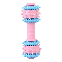 Dog Toys For Aggressive Chewers Dog Toothbrush Chew Toy Puppy Teething Ring Indestructible Squeaky Toy Food-Grade Teethers For