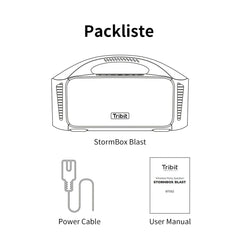 Tribit Portable Bluetooth Speaker 90W StormBox Blast Outdoor Wireless Speaker IPX7 Waterproof Party Camping Speaker 30H Playtime