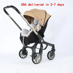 Baby Stroller Multifunctional Car Seat 3 in 1 For Newborn Prams Infant Buggy Safety Cart Carriage Adjustable Seat