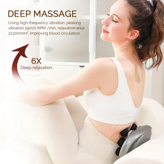 Six-head Fascia Gun High-Frequency Vibration Body Massage Gun Back and Waist Massager Massager Neck Shoulder Massager masajeador