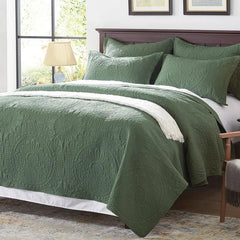 Bedding Set- Embossed, Bedspreads-Lightweight All Season Soft Microfiber Bedspread, Bed Coverlet for All Seasons