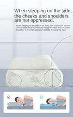 1 Pc Sleeping Bamboo Rebound Memory Orthopedic Pillows Cervical Pillow Cervical Health Cotton Pillows Memory Foam Pillow