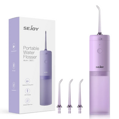 SEJOY Oral Irrigator Electric Water Flosser For Teeth Dental Oral Irrigator Portable Rechargeable Portable Teeth Cleaner