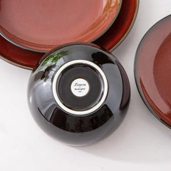 Ceramic Dinnerware Sets,Stoneware Coupe Plates and Bowls Sets,Highly Chip and Crack Resistant | Dishwasher & Microwave