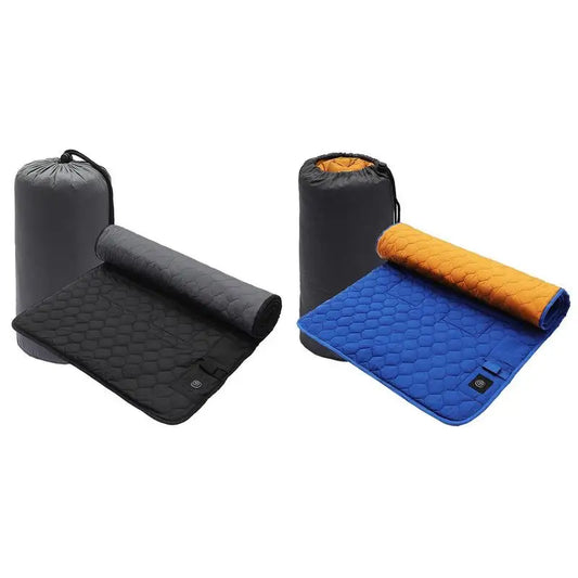 7 Zones USB Heating Sleeping Mat Winter Outdoor Sleeping Pad Insulation Camping Heated Thickened Mattress 40 to 65 Yoga Mat