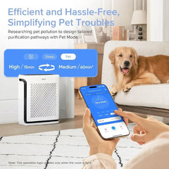 LEVOIT Air Purifiers for Home Large Room Bedroom Up to 1110 Ft² with Air Quality and Light Sensors, Smart WiFi, Washable Filters