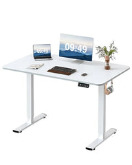 Furmax Electric Height Adjustable Standing Large 55 X 24 Inches Sit Stand Up Home Office Computer Desk Memory Preset W