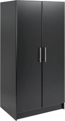 Armoir, Elite 32"W x 65"H x 24.5"D White Wardrobe Closet & Cabinet - Functional Clothes Storage with Hanging Rail, Armoir