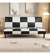 L Shaped Sofa with Ottoman Modern Sectional Living Room,Bedroom,Office,L Couch Brown