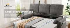 Sofa Bed Couch with Storage Chaise Sleeper Sofa Couch with Pullout Bed Convertible Sofa Bed Pull Out Couch